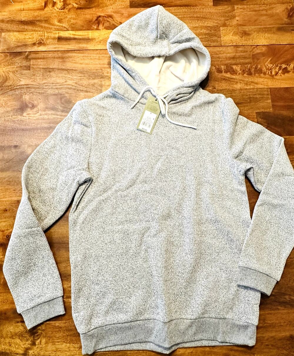 Goodfellow & Co Sweatshirt Hoodie Women's Size Small Grey Pockets Drawstring